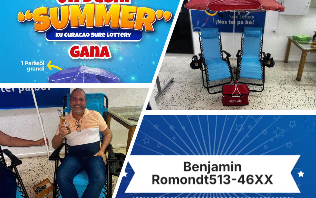 Sorteo Kampaña «Un Dushi Summer» ku Curacao Sure Lottery.